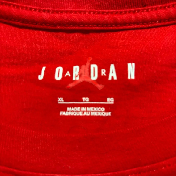 NIKE AIR JORDAN Sz XL 100% Cotton Short Sleeve  Tee T-Shirt - Picture 4 of 6